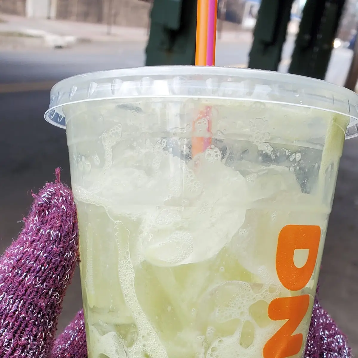 Iced Matcha Latte with Coconut Milk