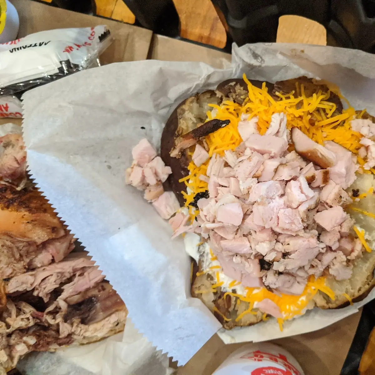 Loaded Potato with Smoked Turkey