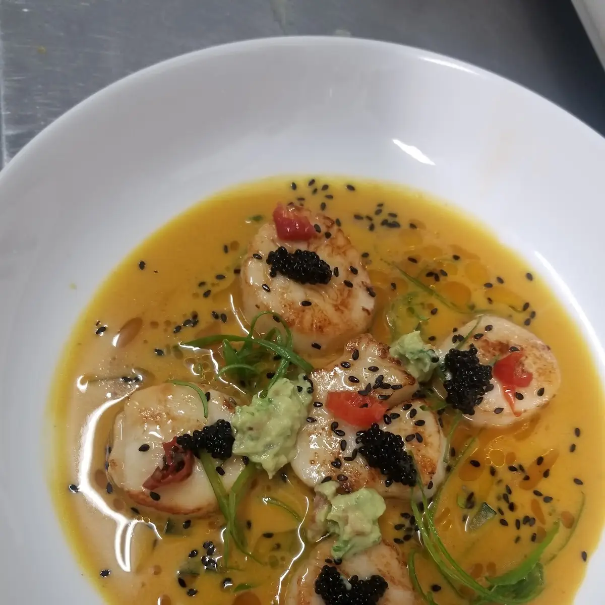 Pan Seared Scallops