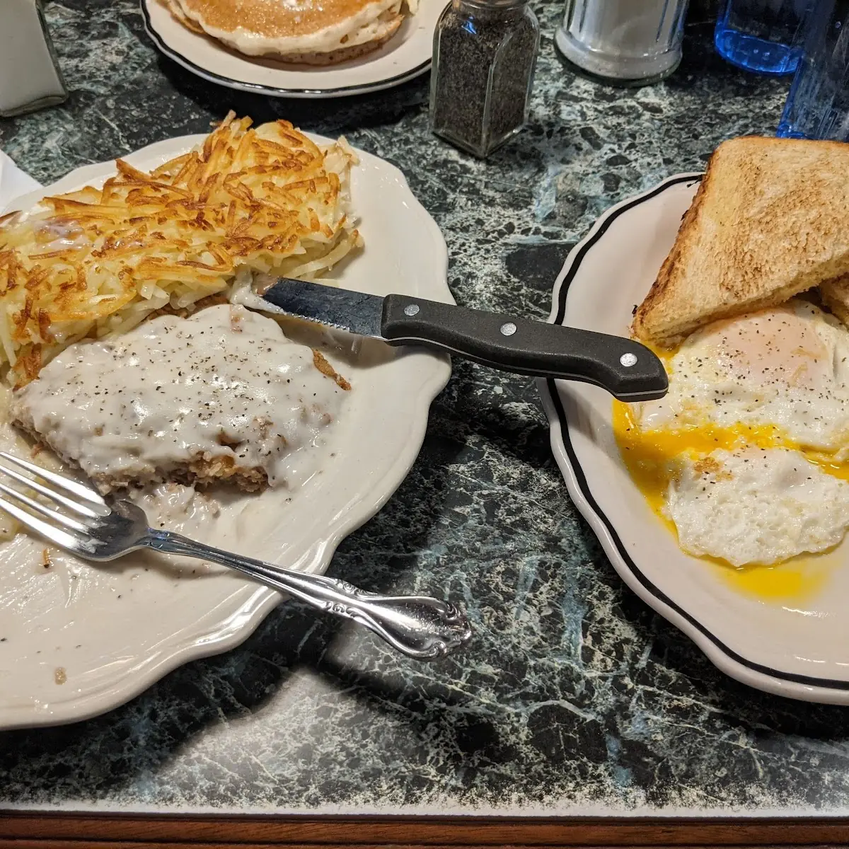 Chicken Fried Steak and Eggs