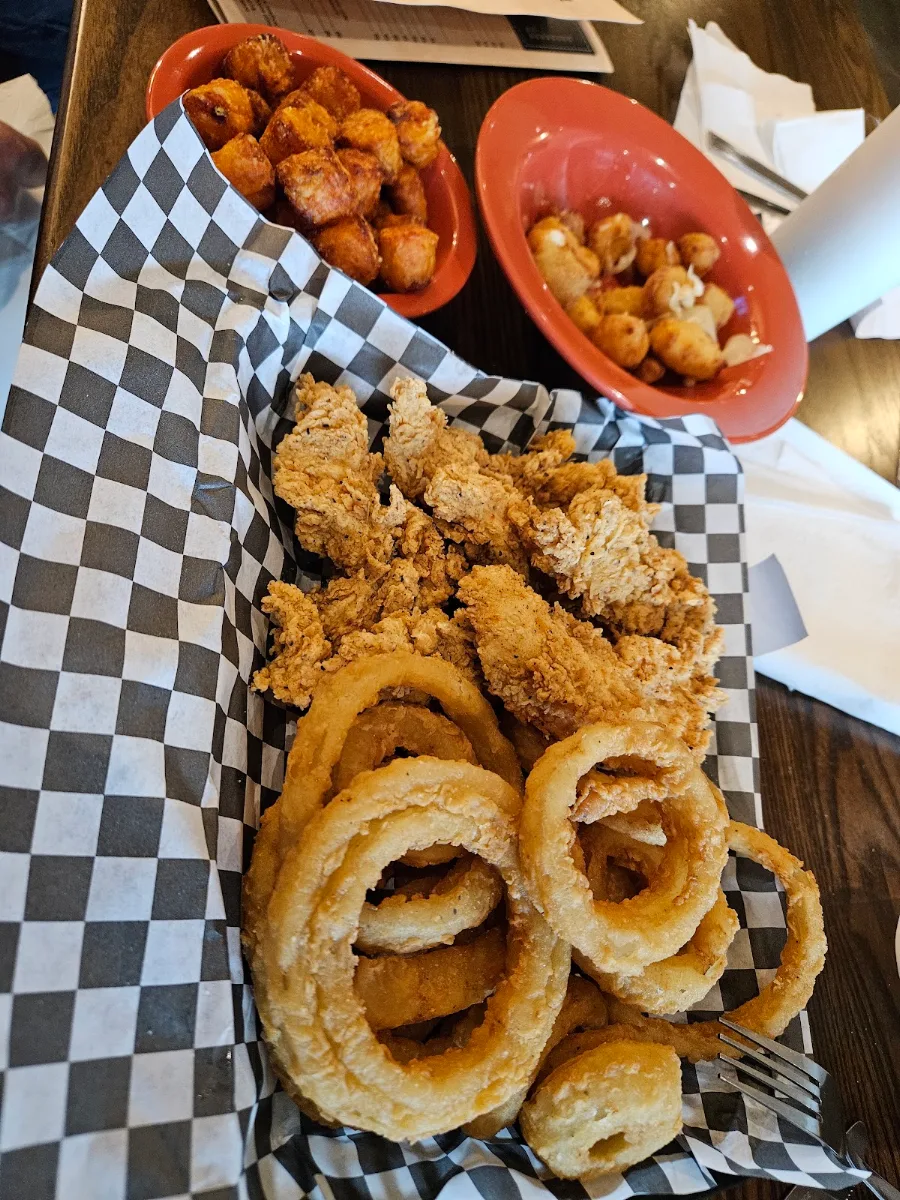Chicken Fingers and Onion Rings