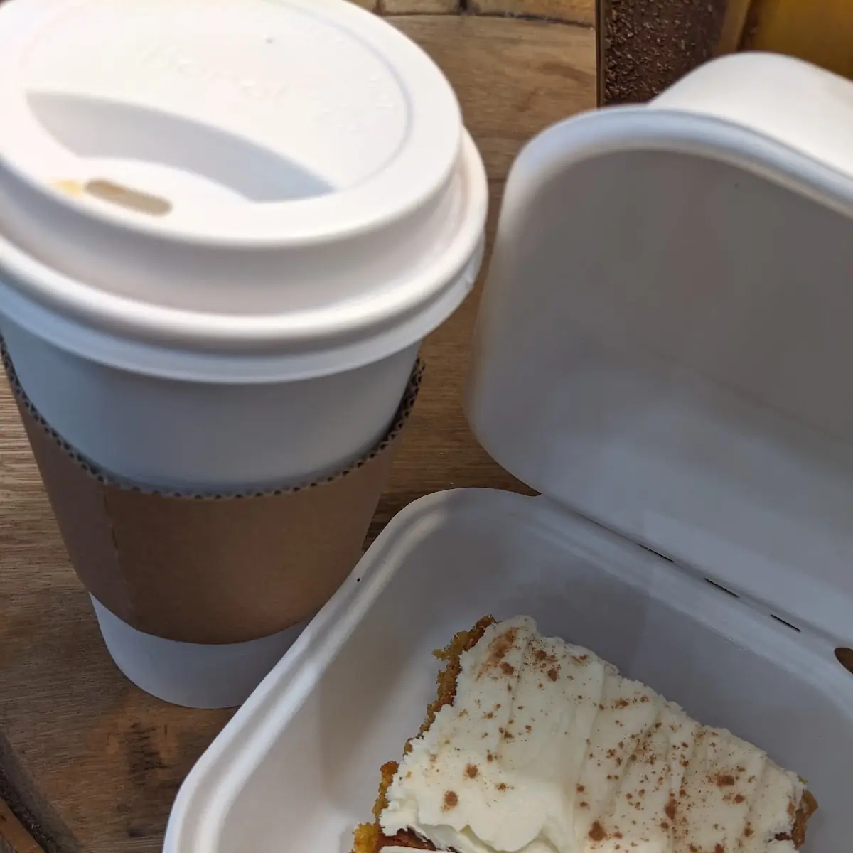 Pumpkin Cake Slice