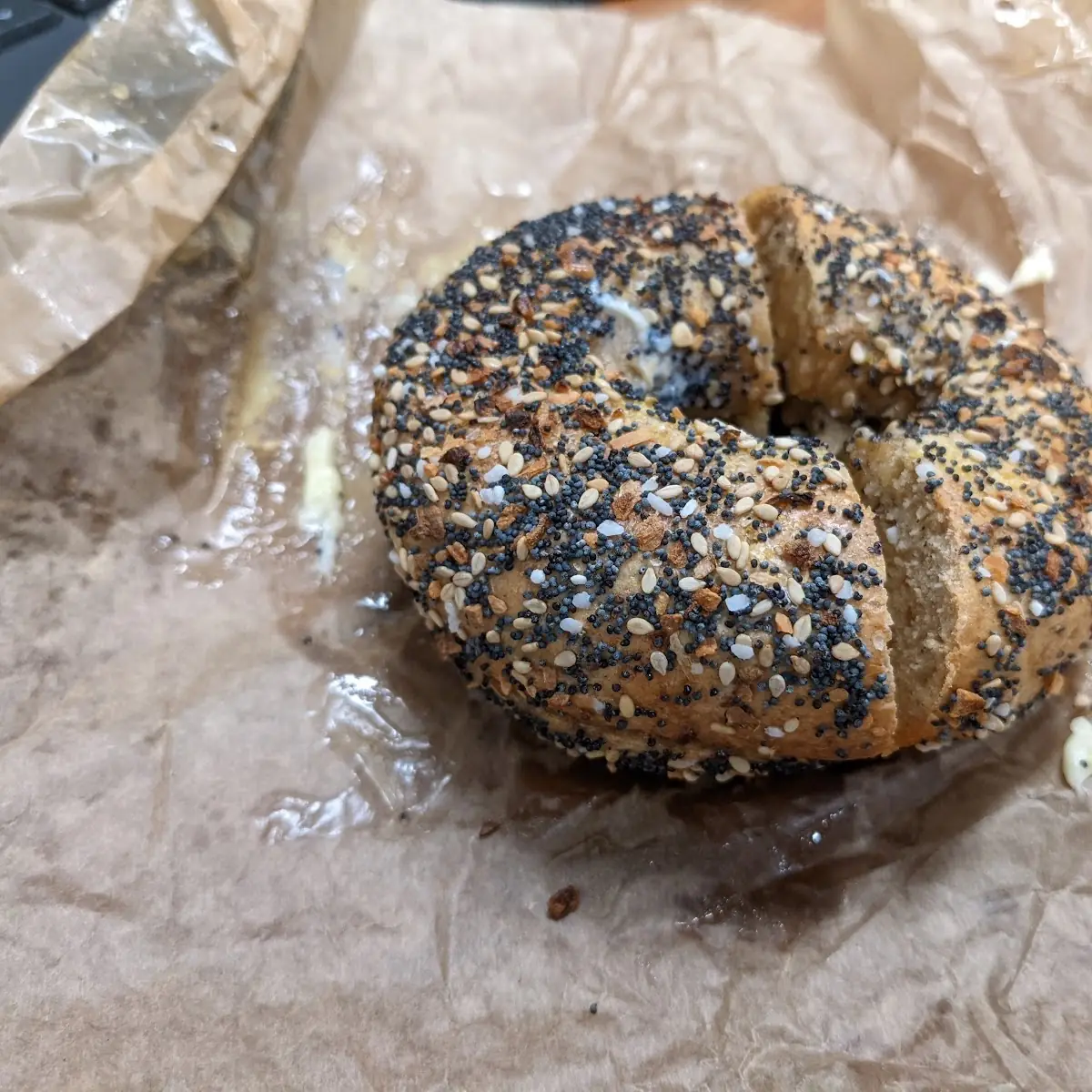 Everything Bagel with Butter