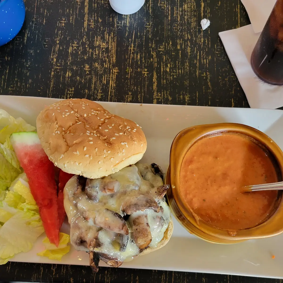 Swiss Mushroom Burger