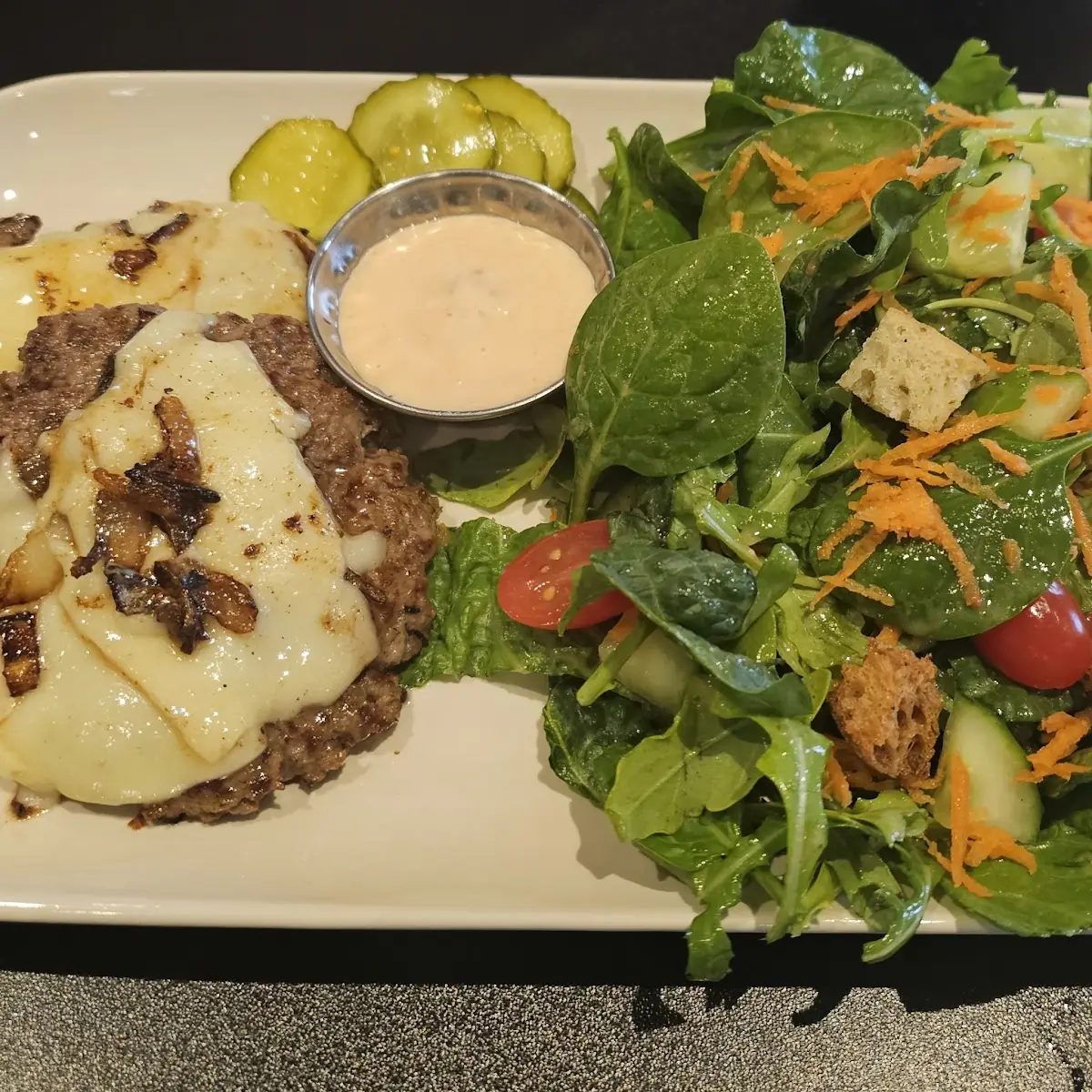 Burger Patty Salad