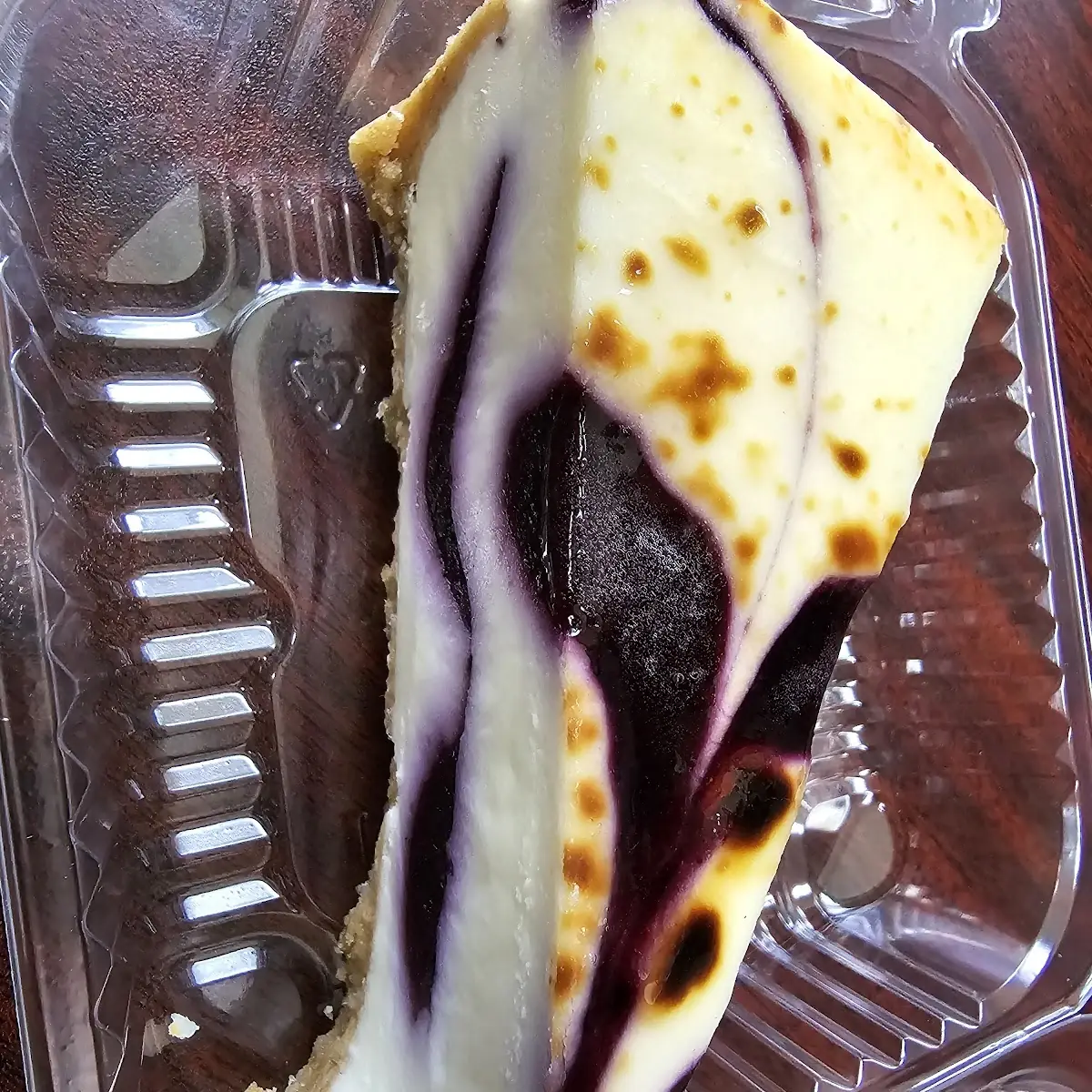 Creme Brulee Blueberry Cheesecake