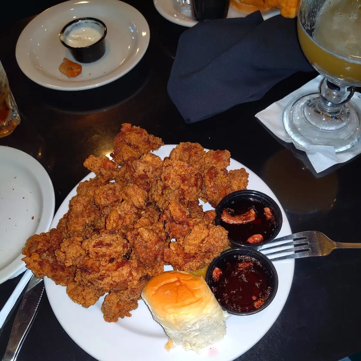 Fried Chicken Liver Dinner