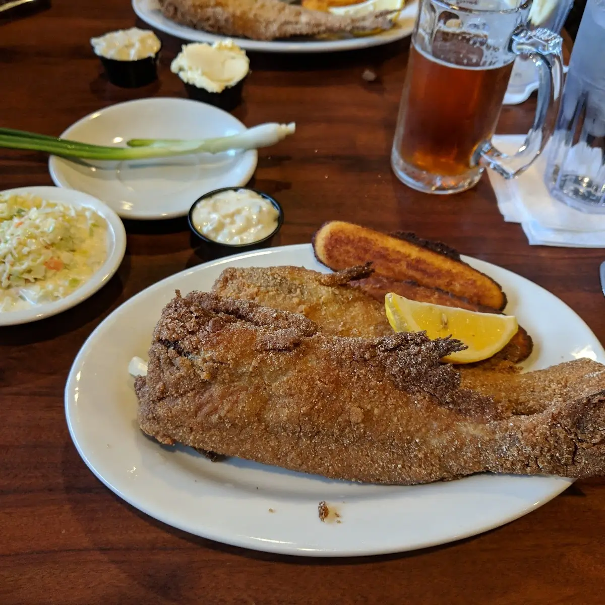 Fried Fish with Hush Puppies