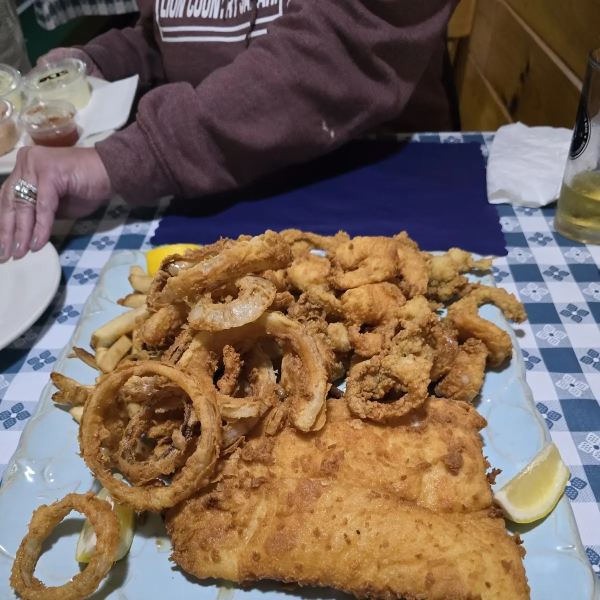 Jumbo Shrimp Clam Strips