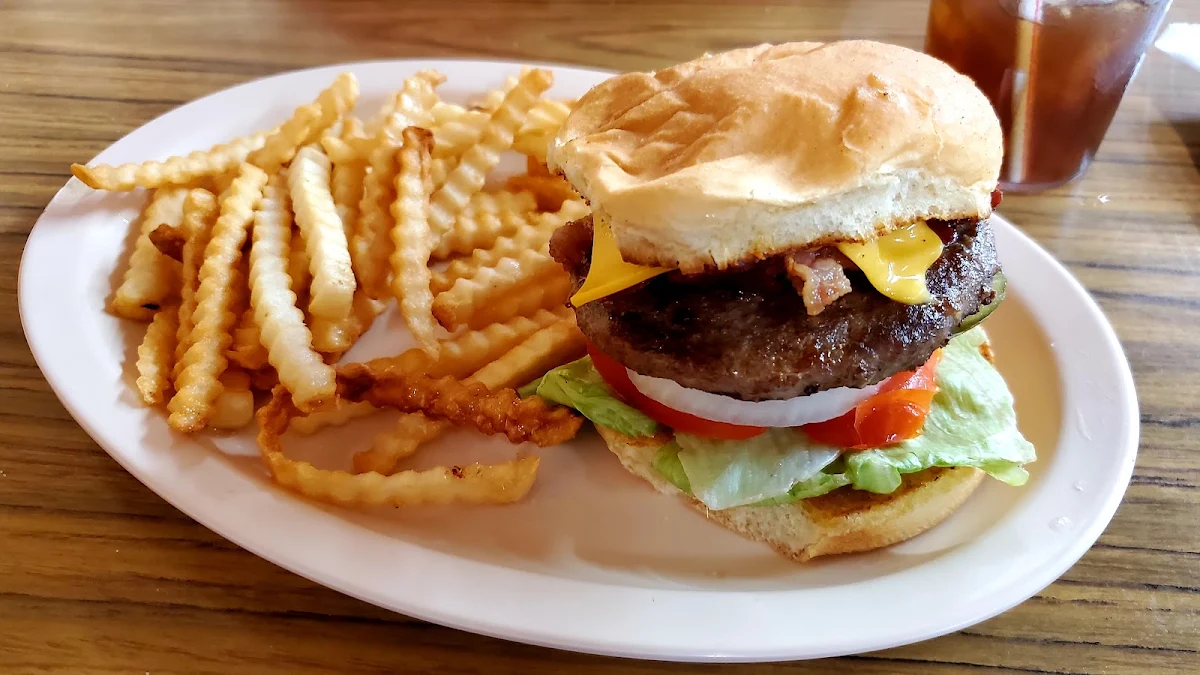 Bacon Cheeseburger with Fries