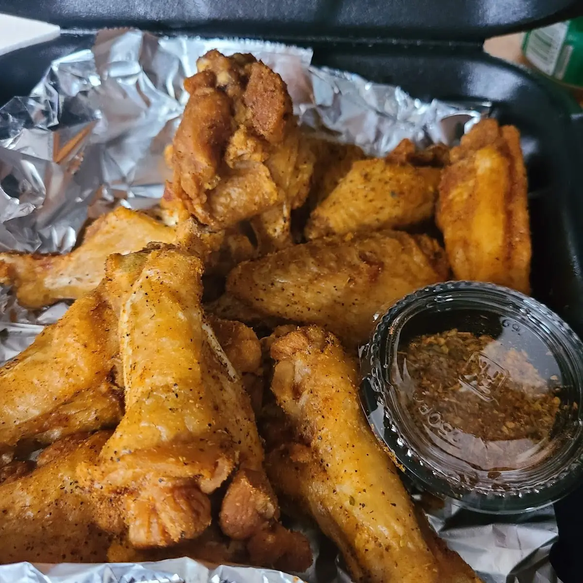 Wings w Blackened Dry Rub Well Done