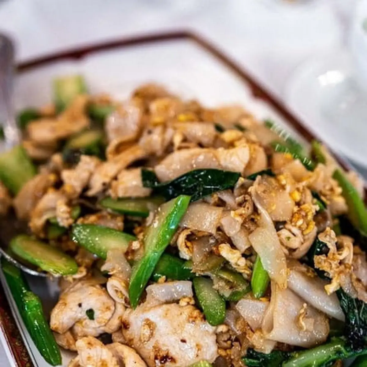 Pad See-EW Pan Fried Noodle With