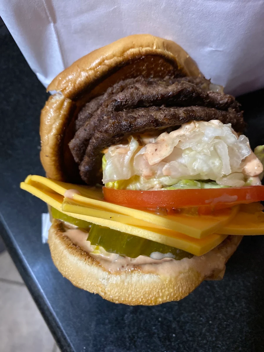 Triple Cheeseburger Combo