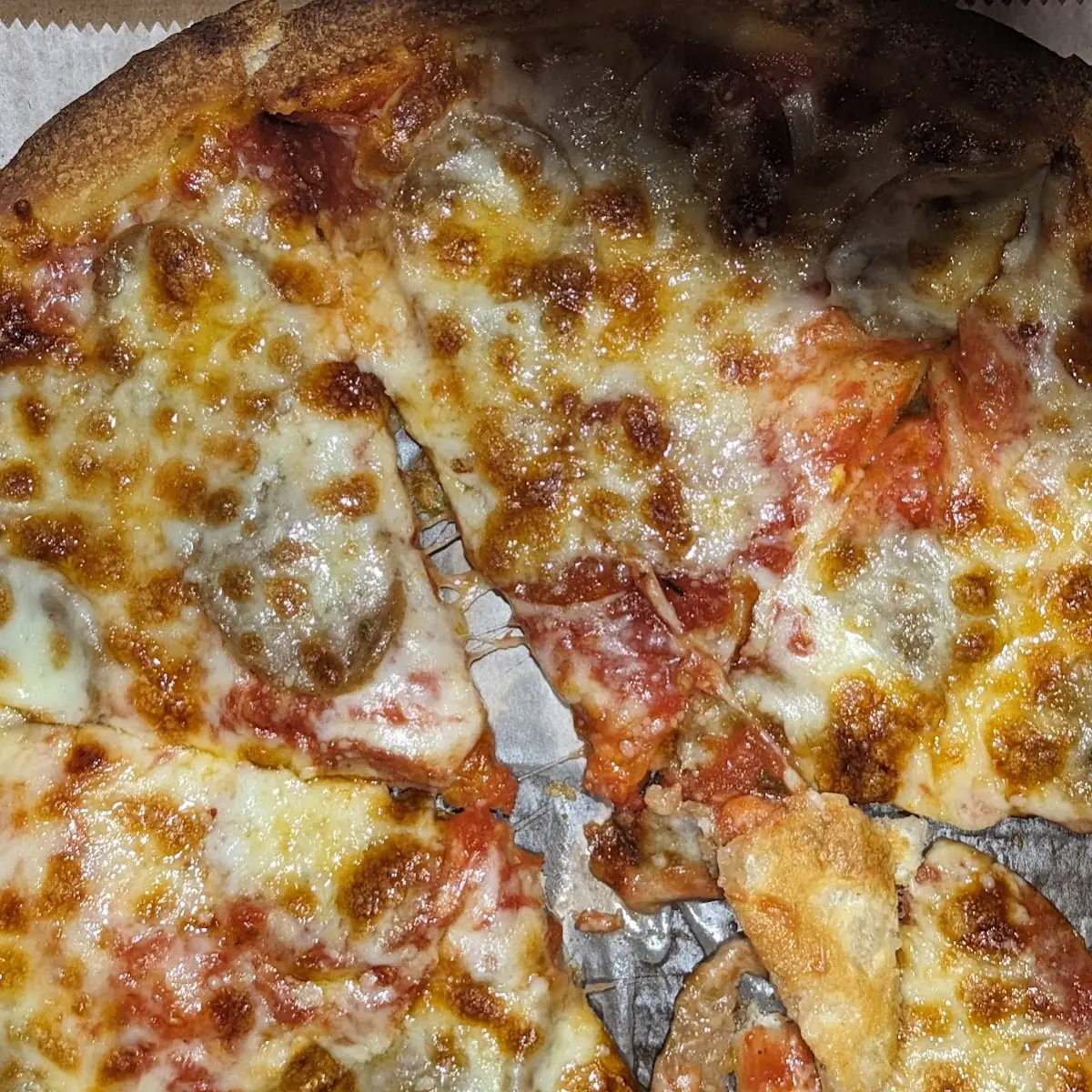 Pepperoni and Sausage Pizza