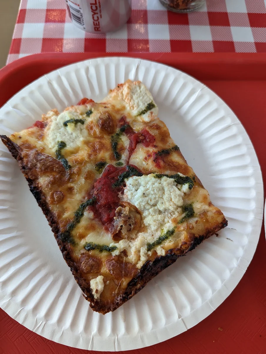 Sicilian Pizza Slice