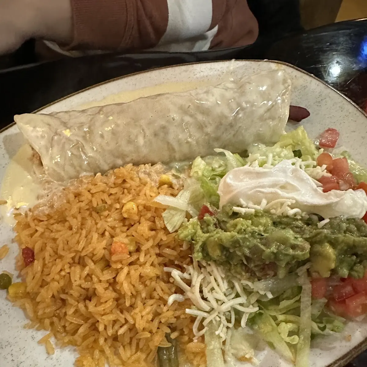 Lunch Chicken Burrito