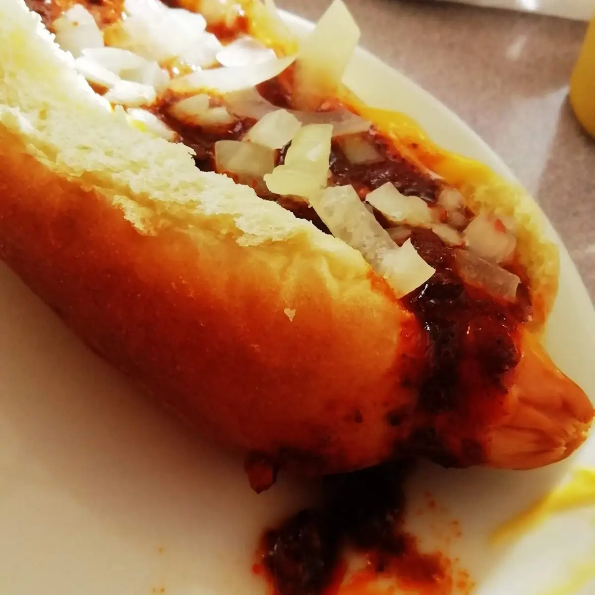 Coney Dog with Onions