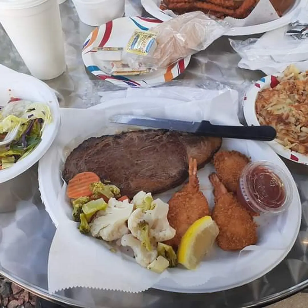 Prime Rib and Shrimp
