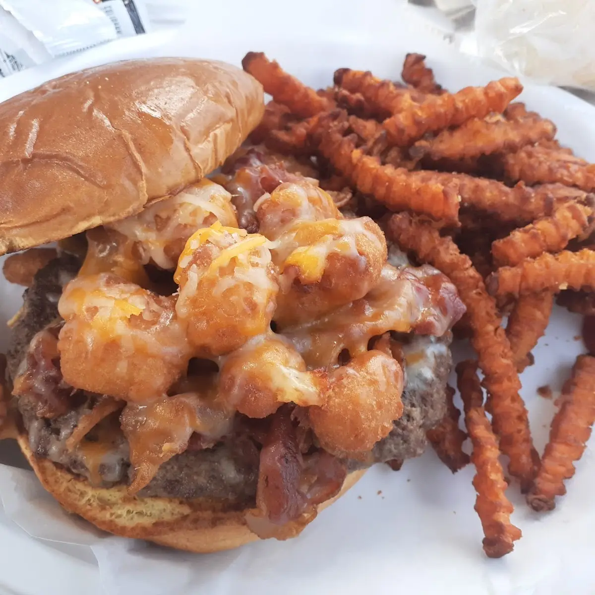The Cheese Curd Burger