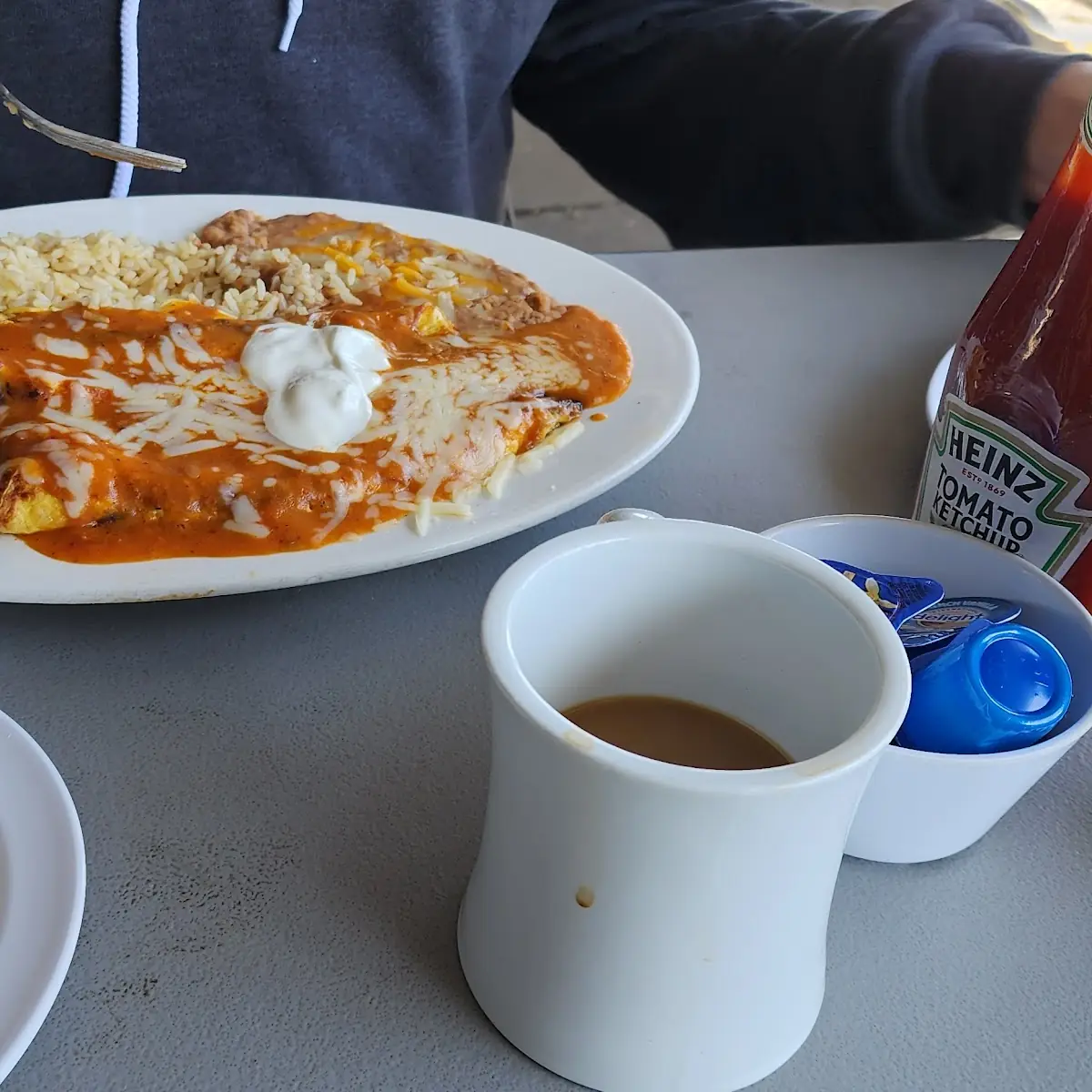 Chile Relleno and Coffee