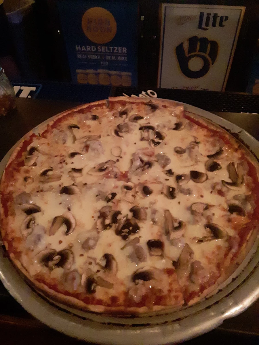 Sausage and Mushroom Pizza