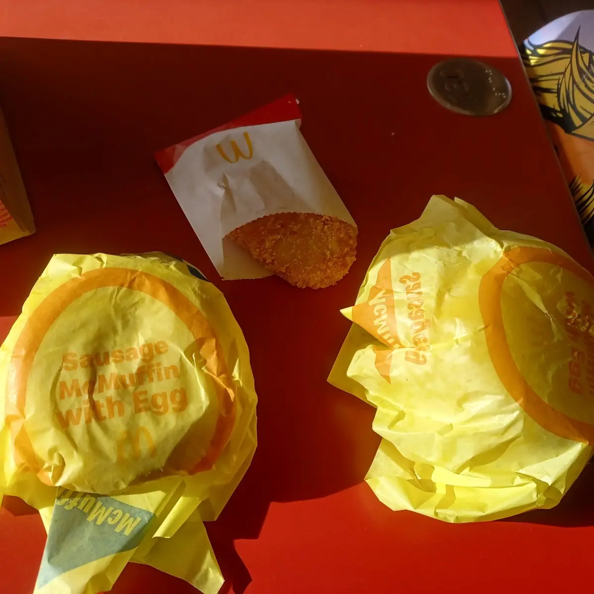 Sausage Egg Mcmuffin w Cheese