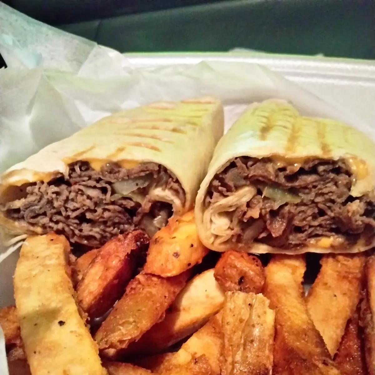 Cheese Steak Plain Wrap