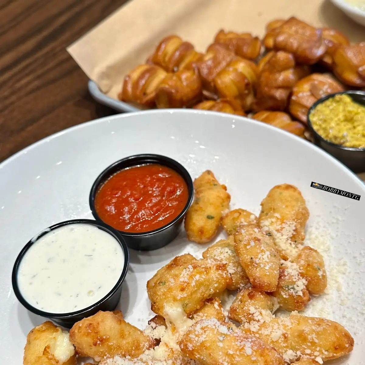 Cheese Curds and Pretzel Bites