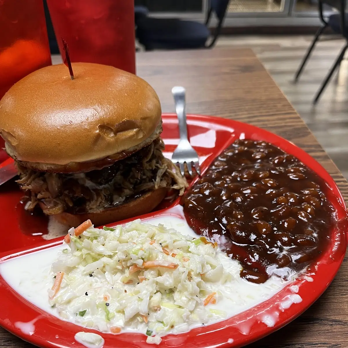 Pulled Pork Sandwich Platter