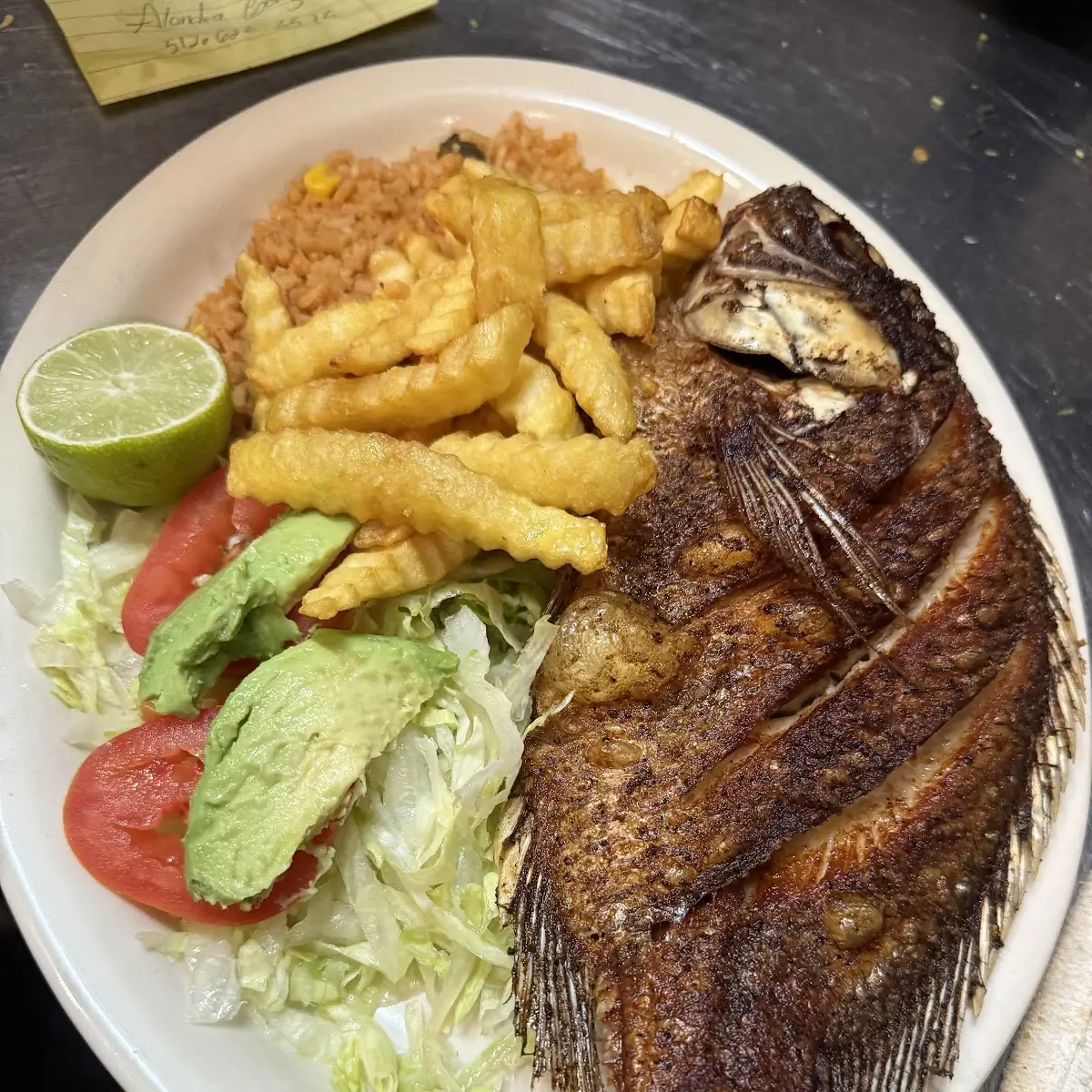 Mojarra Frita Fried Tilapia