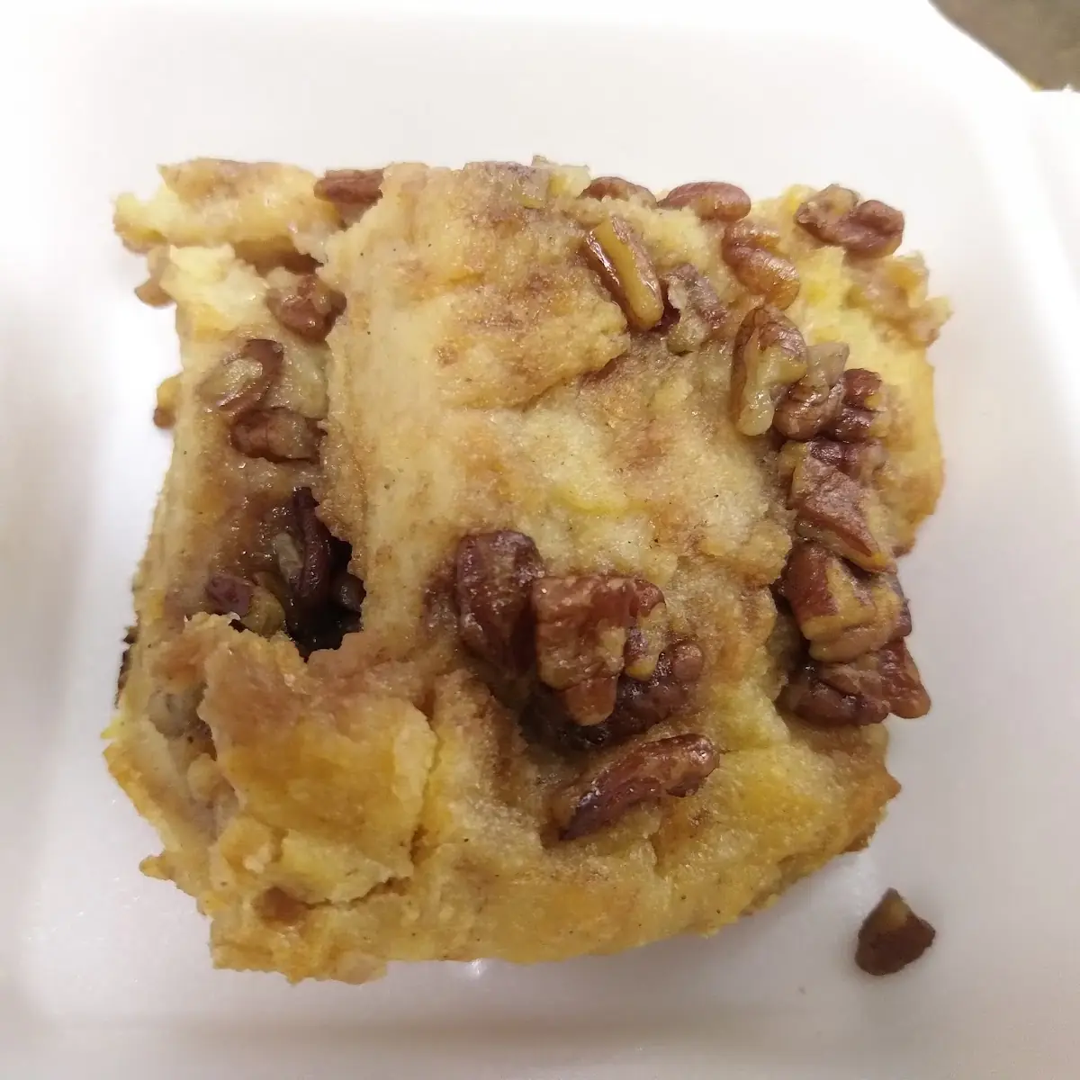 Smoked Pecan Bread Pudding
