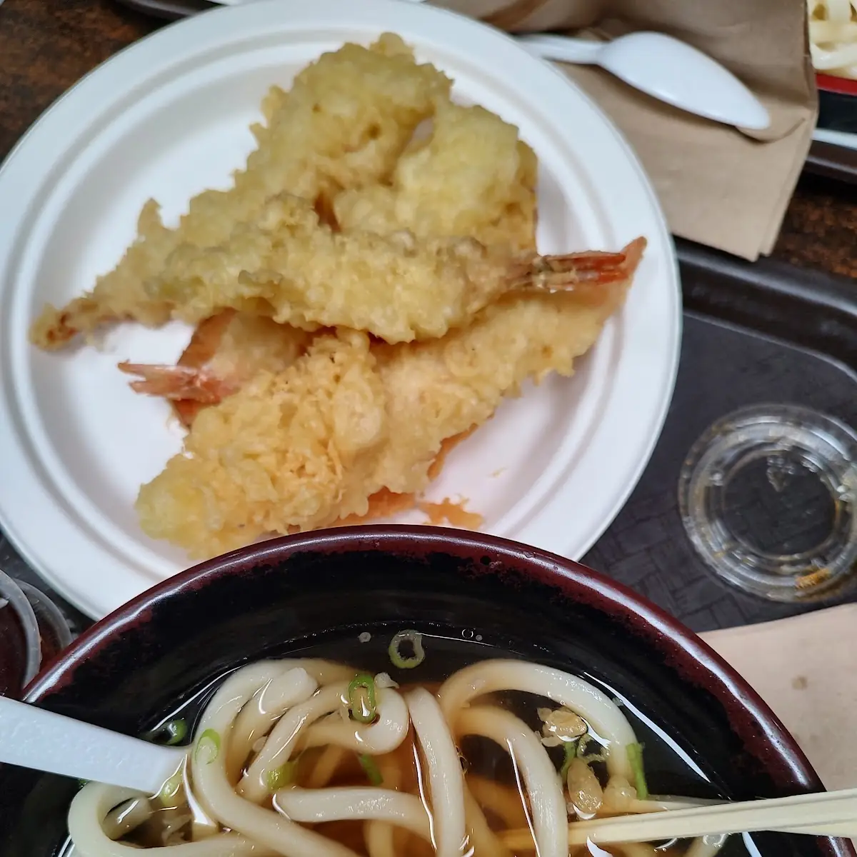 Tofu Upon with Shrimp Tempura