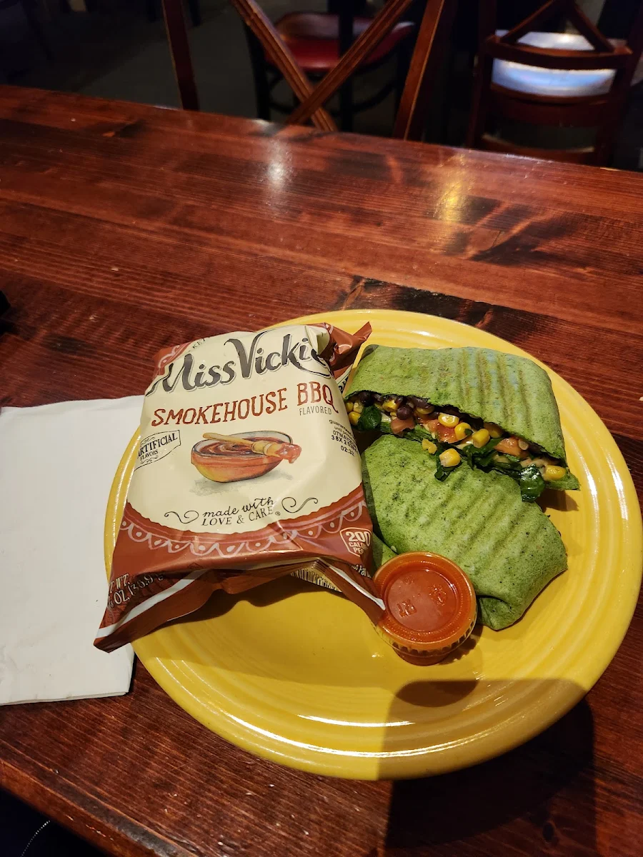 Black Bean Salsa Wrap
