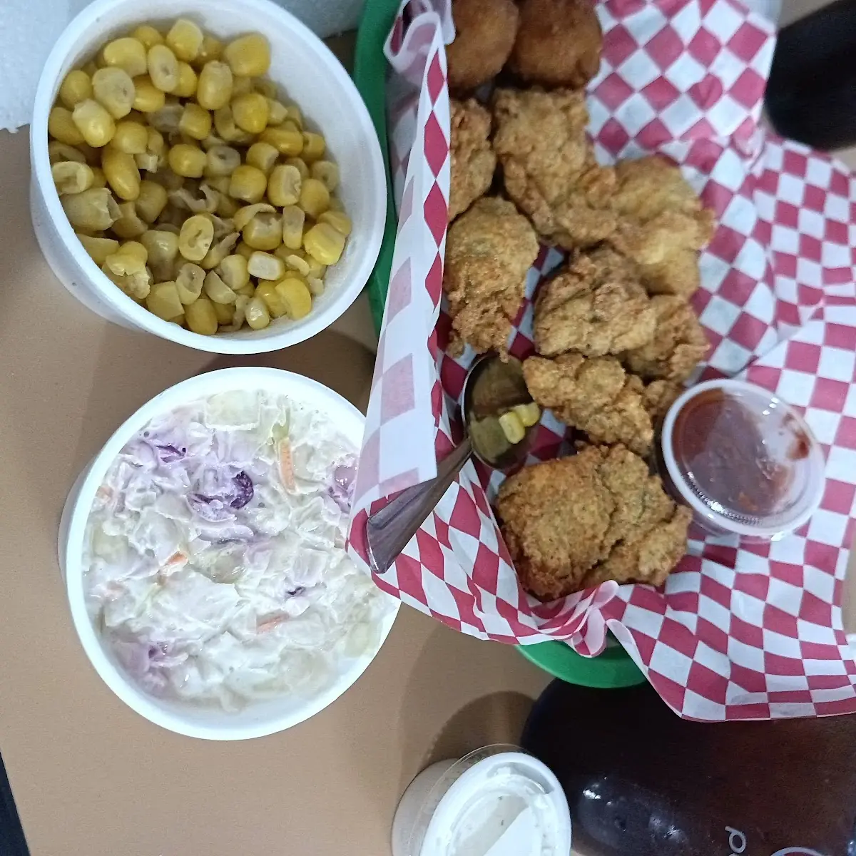 Coleslaw Fried Oysters