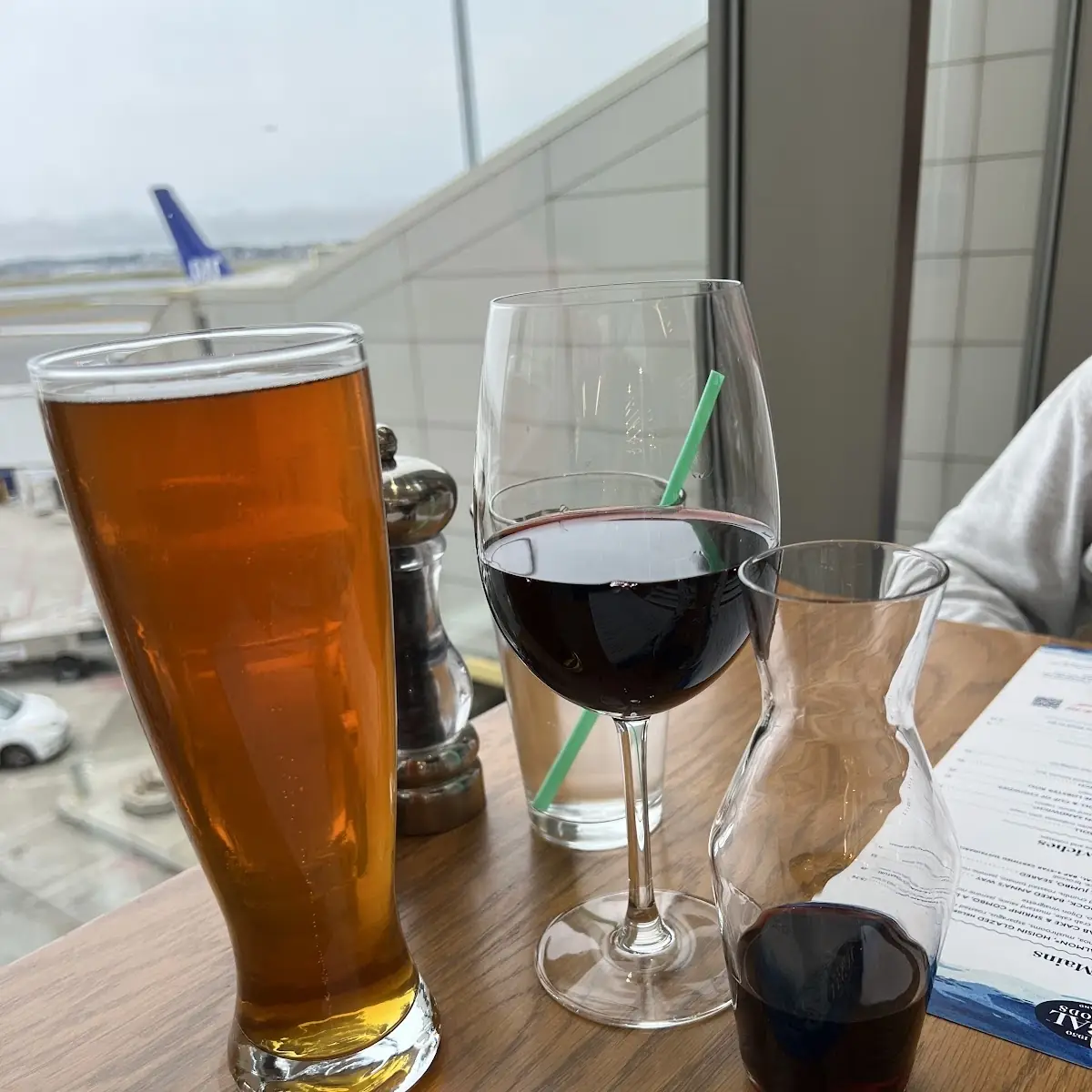 Sam Adam’S Lager & Red Wine