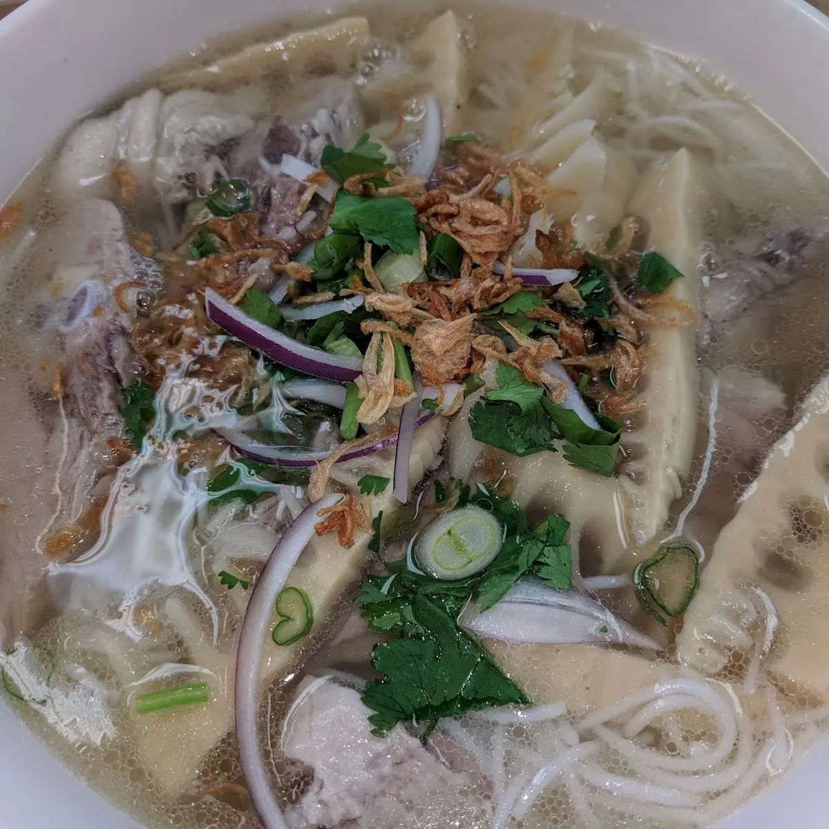 Duck Bamboo Noodle Soup