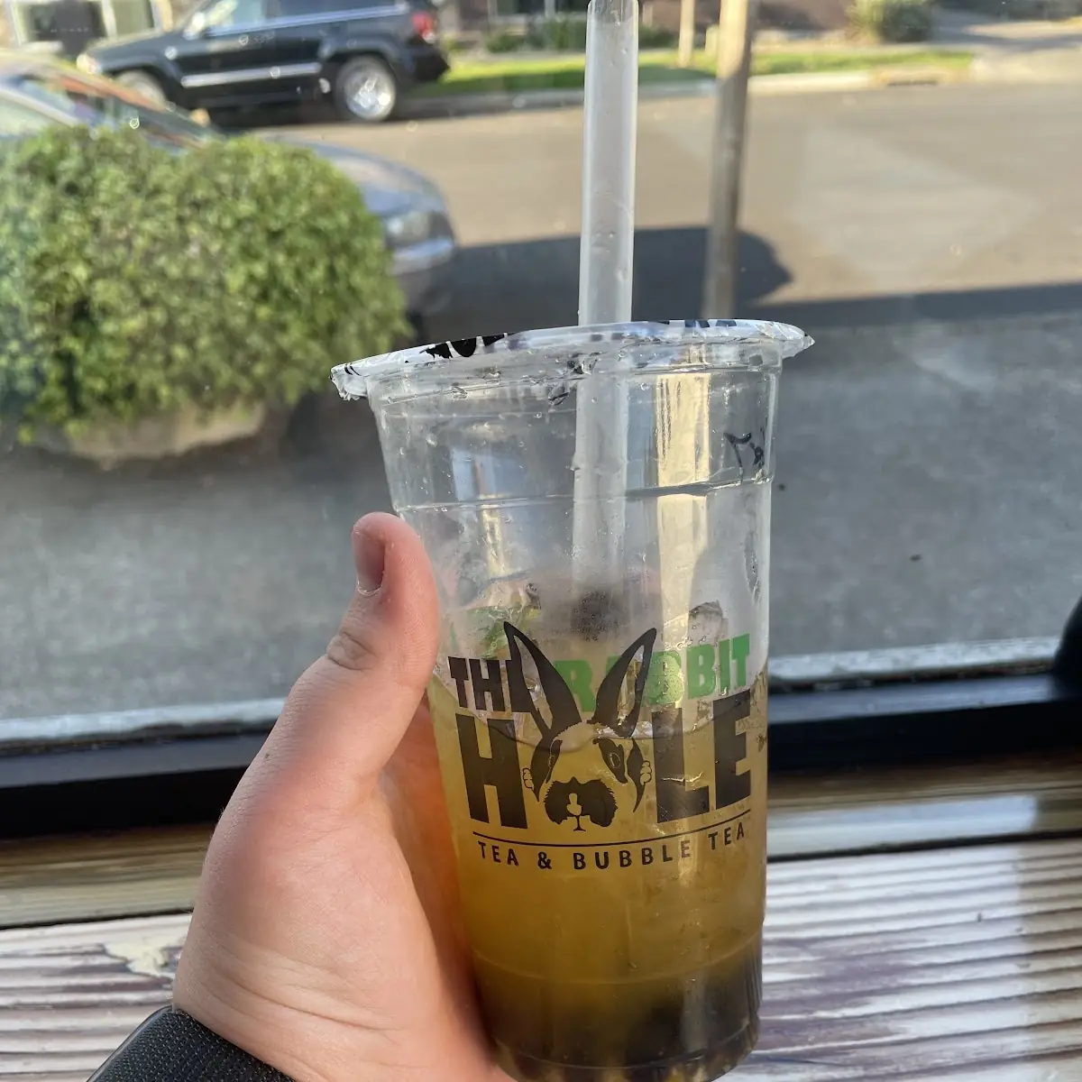 Passion Fruit Tea with Tapioca Pearls