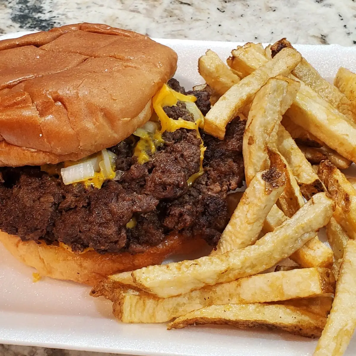 Double Cheeseburger with Fries