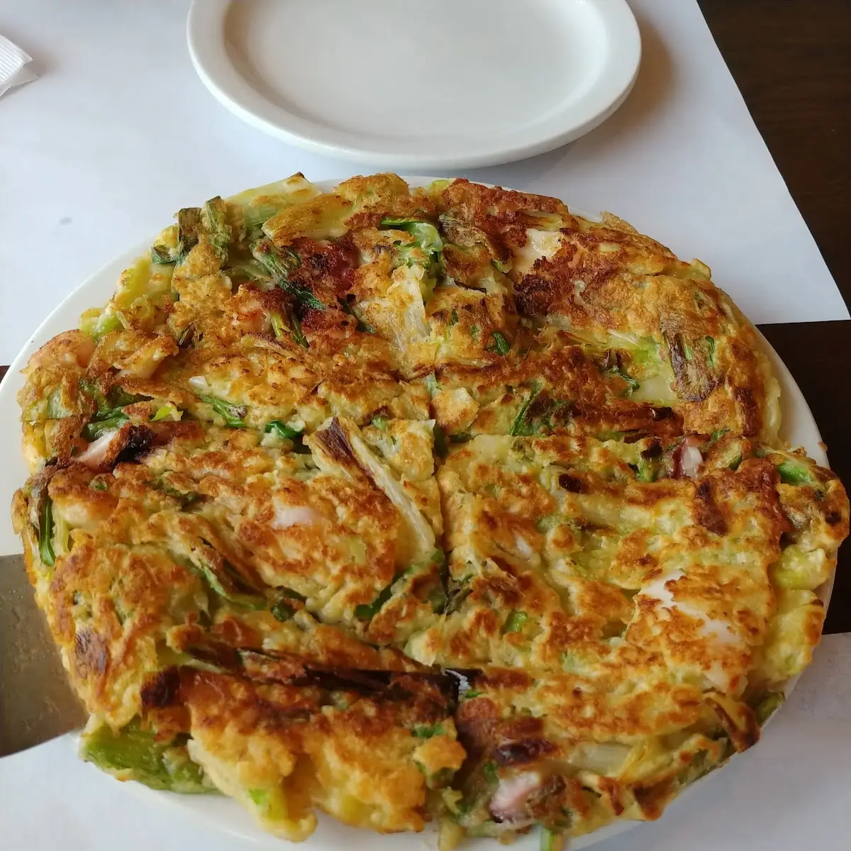 Korean Kimchi Pancake Appetizer