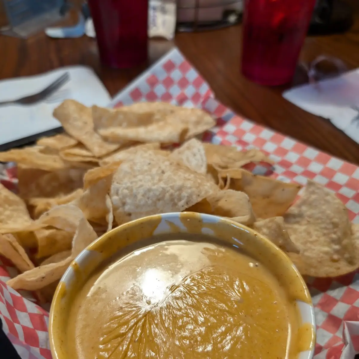 Cheese Dip and Chips