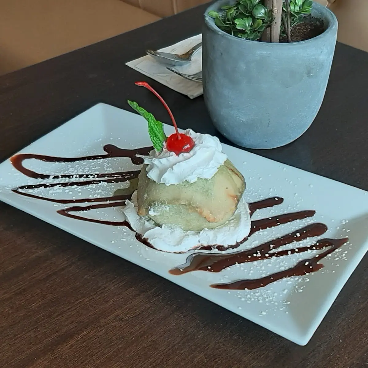Green Tea Fried Ice Cream