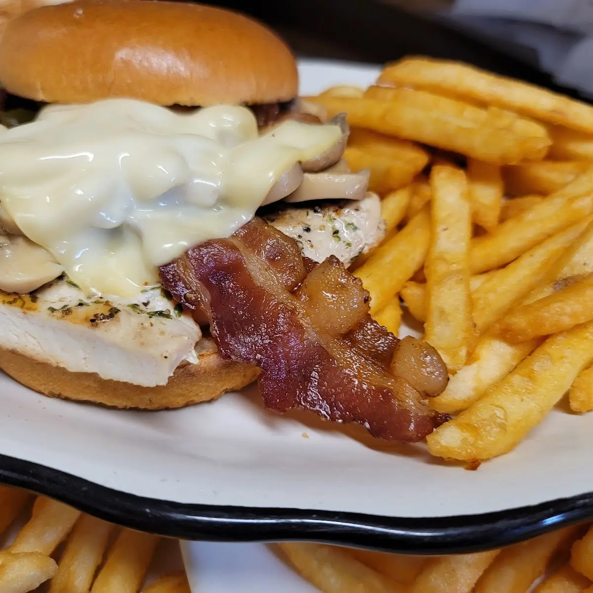 Mushroom & Swiss Burger