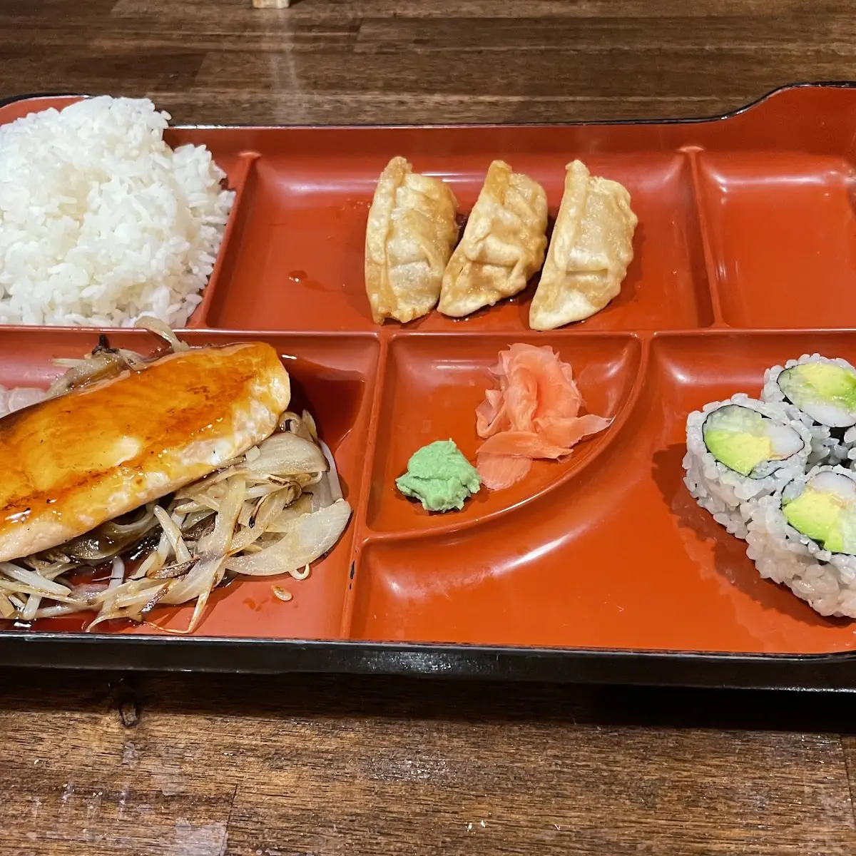 L Salmon Teriyaki Box