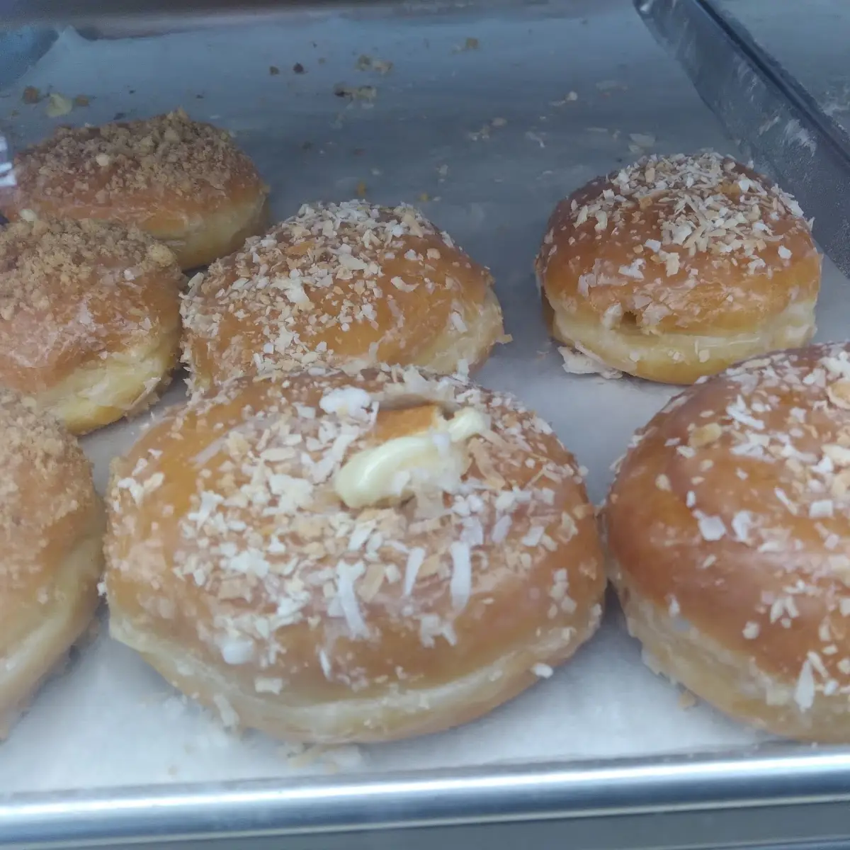 Coconut Cream Donuts