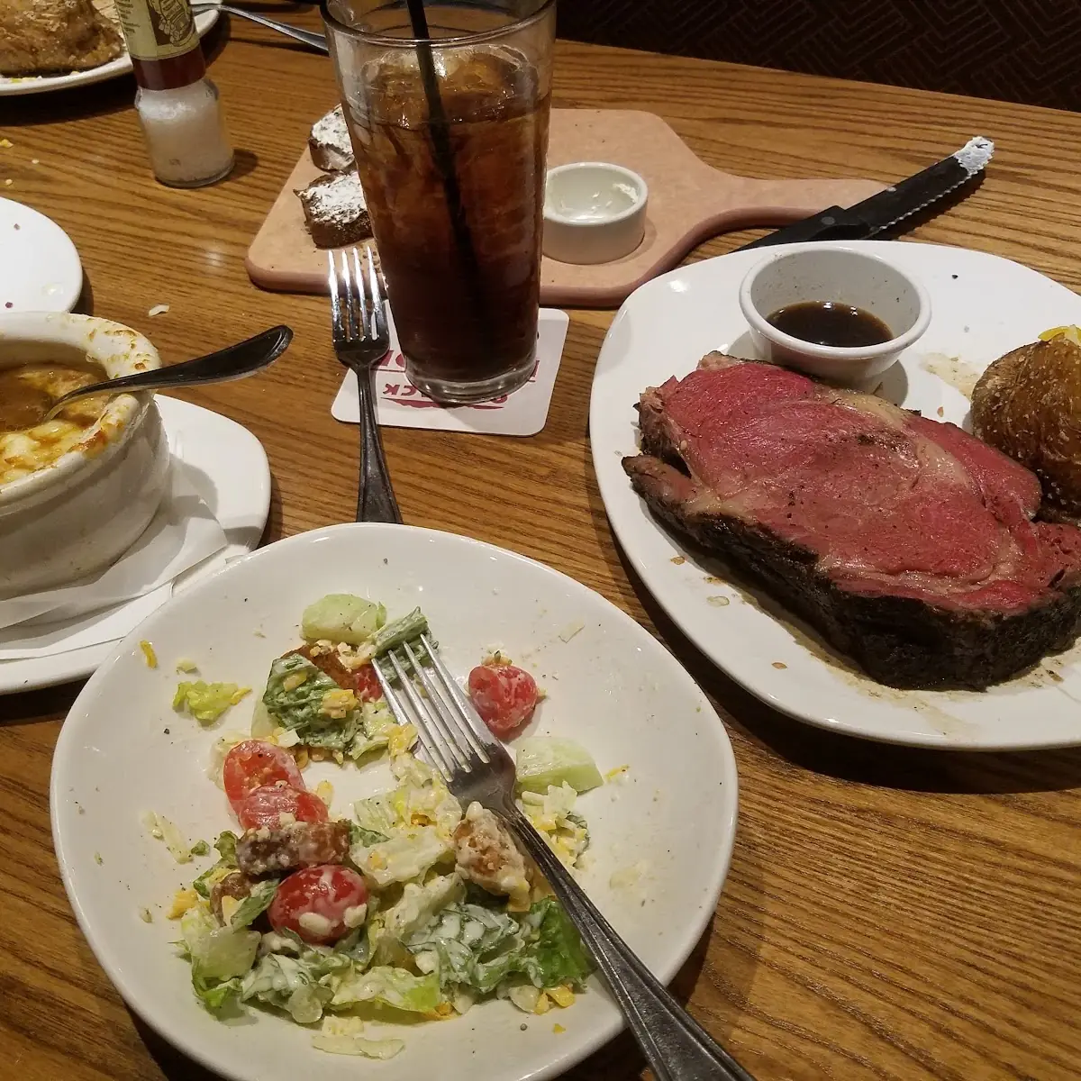 Prime Rib with Baked Potato