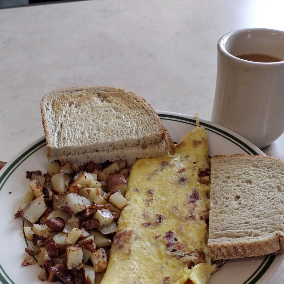 Bacon Egg and Cheese Omelette