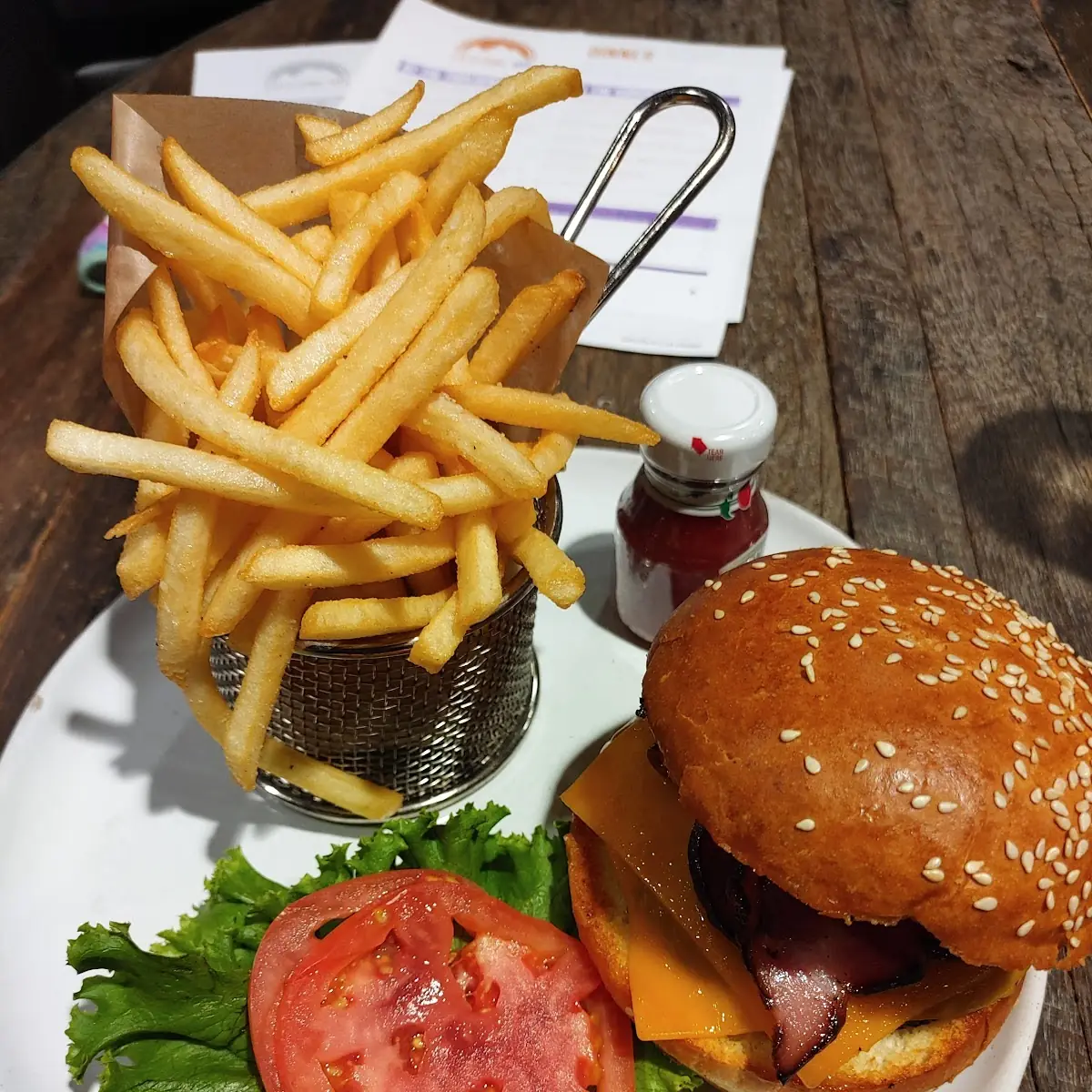 Bacon Cheddar Burger