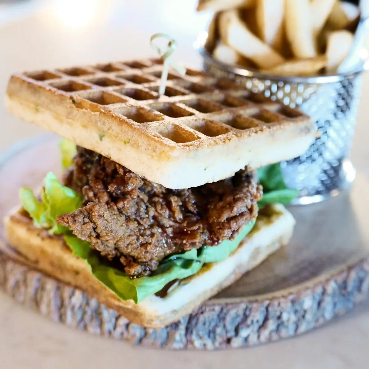 Chicken & Waffle Burger