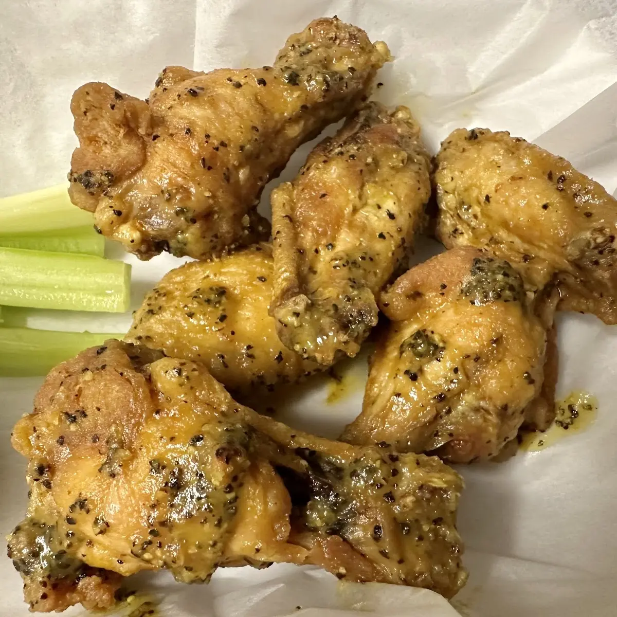 Lemon Pepper Wings Wet