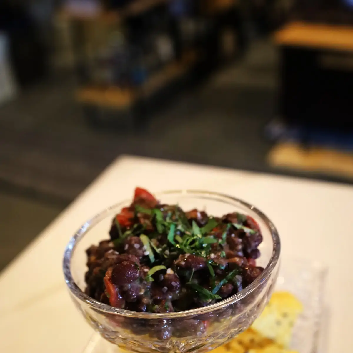Black Bean Salsa Side of Organic Corn Chips